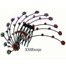 Fashion Hair Jewelry/Diamond Hair Comb/ Hair Comb (XHB1091)